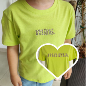 Zestaw koszulek dla mamy i córki Mama & Mini - zielony One size + 96/104